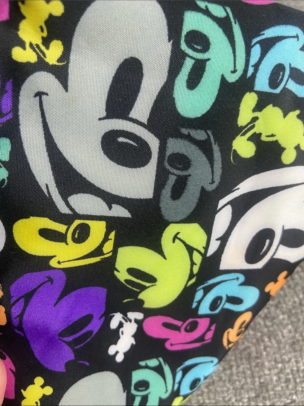 Disney Small Crossbody Bag in Black with Multicolor Character Print